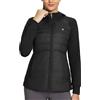 baleaf Giacca termica da donna, antivento, per corsa, ciclismo, escursionismo, corsa Nero XL