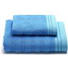 Caleffi Asciugamano con Ospite in Cotone Cotton Bluette - 67566