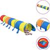 vidaXL Tunnel Gioco Bambini 250 Palline Multicolore 245 cm Poliestere