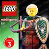 LEGO ⭐ LEGO Elf Minifigure col042 Serie 3 8803 Elfo col03-9 Castle