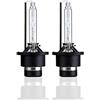 Akozon Lampada allo xeno faro 2 pezzi D2S 6000K 35W lampadine di ricambio per auto