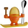 WMF Portauovo McEgg Bimbo con Cucchiaio Acciaio Inox, Plastica, Arancione