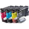 Brother MULTIPACK BROTHER LC521VAL 4 cartucce (NERO, CIANO, MAGENTA GIALLO) da 500 pgg x MFC-DCPJ1260W MFC-DCPJ1310SW MFC-DCPJ1360DW MF - LC521VAL