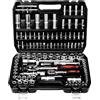 TLGREEN Set di chiavi a bussola da 108 pezzi set di chiavi a cricchetto Cr-V scatola a cricchetto scatola a cricchetto con inserto per chiave a bussola esagonale reversibile da 1/4 e 1/2 a 72 denti