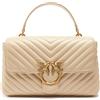 PINKO BORSA CLASSIC LADY LOVE PUFF CHEVRON - 100043A0GK - nero