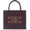 ELISABETTA FRANCHI BORSA PICCOLA CON LOGO - BS33A56E2 - merlot