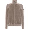 RRD CARDIGAN VELVET FULL ZIP - W25134 - tabacco
