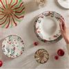 Tognana Offerta Servizio Piatti Natalizio Poema Hollyberry 24 Pezzi