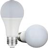 LEDLUX Lampadina Led E27 con Sensore Crepuscolare, 220V 9W 810 Lumen, E27 Day Night Sensor (2, Bianco Freddo 6500K)