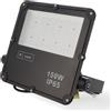 M LEDME Faro proiettore Led Slim 150W Nero da esterno IP65 Bianco freddo 5000K M LEDME