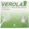 Angelini Pharma Verolax 6,75 G Adulti 6 Microclismi Soluzione Rettale Glicerina