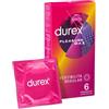 Reckitt Benckiser Durex Pleasure Max Vestibilità Regular - 6 Pezzi