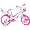 DINO BIKES Bicicletta per Bambine 14 Flappy con Rotelle Stabilizzatrici - REGISTRATI! SCOPRI ALTRE PROMO