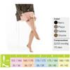 Kamila Bas New 70 Den Gambaletto Maglia Rete Nero Taglia 4 - - 923363903