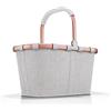 reisenthel carrybag - Cestino per Spesa, Design Resistente, Elegante e Spazioso, per Shopping e Picnic, Tessuto Idrorepellente, 22 L - sky rose