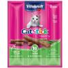 Vitakraft Snack per Gatti Cat Stick Mini Healty Pollo e Erba Gatta 3x18 g