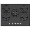 Franke Piano Cottura a Gas FHNS 705 4G TC BK C 5 Fornelli 68cm Incasso Vetro Nero