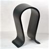 Colrid Supporto per cuffie in legno, supporto per cuffie, a forma di U, in legno di noce, universale, ecologico, durevole, antiscivolo, per casa, ufficio, studio (nero)