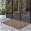 VEVOR Zerbino per Ingresso, 1194 x 813 mm, Tappetino Commerciale per Interni ed Esterni, Tappeto con Supporto, Tappeto Elegante d'Ingresso Lavabile Resistente per Corridoio, Balcone, Marrone
