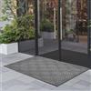 VEVOR Zerbino per Ingresso, 1562 x 914 mm, Tappetino Commerciale per Interni ed Esterni, Tappeto con Supporto, Tappeto Elegante d'Ingresso Lavabile Resistente per Corridoio, Balcone, Grigio