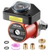 VEVOR Pompa di Ricircolo dell'Acqua Calda, Kit Pompa di Ricircolo Istantanea da 38 L/min, Sistema di Circolazione con Timer, 100 W CA 220-240 V, Connettore da G3/4 a G1/2, per Caldaia Solare