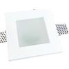 TECNO SWITCH Porta Faretto in Gesso Quadrato - GE102AL