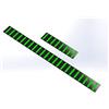RRP Adesivo ProGuard, posteriore, nero/verde