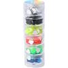 INNSPIRO Set di gemme decorative acriliche cuore colori fluo 10 x 10 mm. 240 u.Circa