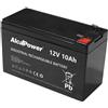 ALCAPOWER BATTERIA AL PIOMBO 12V 12AH AP12V10AH-T1-ALC204037