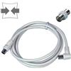 ECOVA PROLUNGA SPINA E PRESA PIPA TV 1,5 METRI CON ADATTATORE SPINA SPINA BIANCA -ECO31453