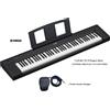 YAMAHA NP35 Piaggero Bk TASTIERA DIGITALE 76 TASTI STILE PIANO con PEDALESUSTAIN