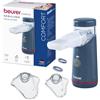Beurer IH 49 Aerosol per inalazioni portatile, batteria ricaricabile, silenzioso, per bambini e adulti, tecnologia a membrana oscillante, in caso di malattie delle vie respiratorie