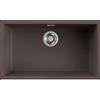 Elleci ZEN 130 LKZ13087 Lavello Cucina 1 vasca Monovasca Sopratop Sottotop 756 x 456 cm Keratek Cocoa 87