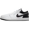 Nike Air Jordan 1 Low Uomo Trainers 553558 Sneakers Scarpe (UK 7 US 8 EU 41, White Black White 132)