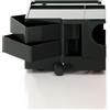 B-LINE carrello contenitore su ruote BOBY con 2 cassetti H 31,5 cm - B12N