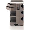 B-LINE carrello contenitore su ruote BOBY con 2 cassetti H 73,5 cm - B32CM