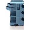 B-LINE carrello contenitore su ruote BOBY con 2 cassetti H 73,5 cm - B32BW