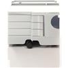 B-LINE carrello contenitore su ruote BOBY con 3 cassetti H 31,5 cm - B13B
