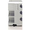B-LINE carrello contenitore su ruote BOBY con 3 cassetti H 73,5 cm - B33B