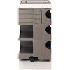 B-LINE carrello contenitore su ruote BOBY con 3 cassetti H 73,5 cm - B33CM