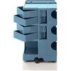 B-LINE carrello contenitore su ruote BOBY con 4 cassetti H 73,5 cm - B34BW