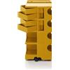 B-LINE carrello contenitore su ruote BOBY con 4 cassetti H 94,5 cm - B44HY