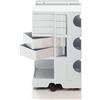 B-LINE carrello contenitore su ruote BOBY con 5 cassetti H 73,5 cm - B35B