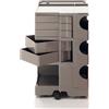 B-LINE carrello contenitore su ruote BOBY con 5 cassetti H 73,5 cm - B35CM