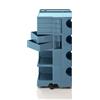 B-LINE carrello contenitore su ruote BOBY con 5 cassetti H 94,5 cm - B45BW