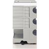 B-LINE carrello contenitore su ruote BOBY con 6 cassetti H 73,5 cm - B36B
