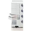 B-LINE carrello contenitore su ruote BOBY con 8 cassetti H 94,5 cm - B48B