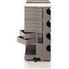 B-LINE carrello contenitore su ruote BOBY con 8 cassetti H 94,5 cm - B48CM