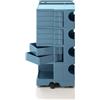 B-LINE carrello contenitore su ruote BOBY con 8 cassetti H 94,5 cm - B48BW