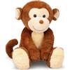 IKASA Scimmia Peluche Giocattoli 32 cm Ideale come Regalo per Famiglia e Bambini